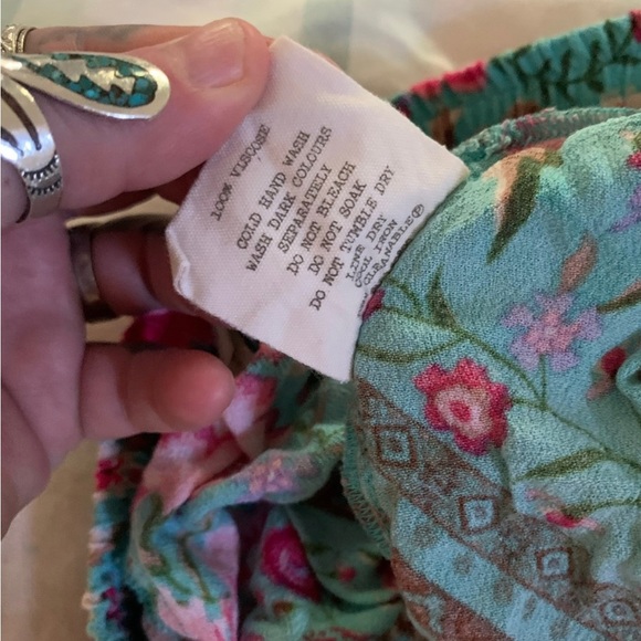 Spell babushka turquoise shorts size small - Picture 5 of 11